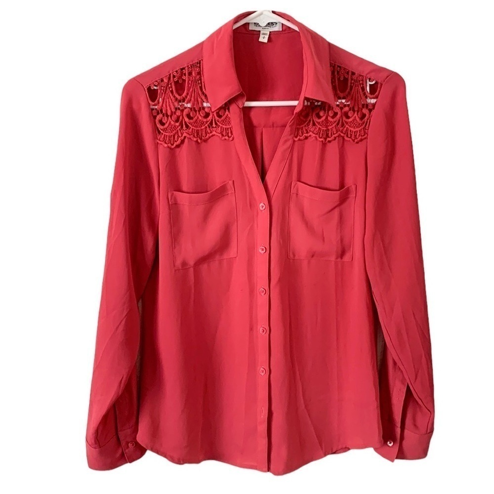 Express The Portofino Shirt Blouse Slim Fit